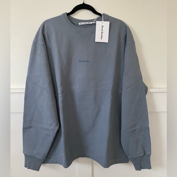 Acne Studios - logo-print cotton sweatshirt (NWT) - Picture 1 of 7